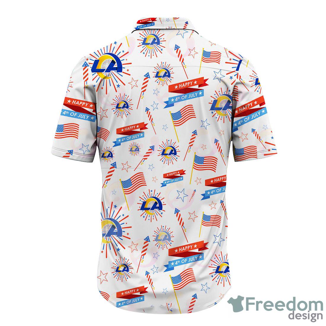 Los Angeles Rams 3D Hawaiian Shirts design Men And Women For Fans -  Freedomdesign