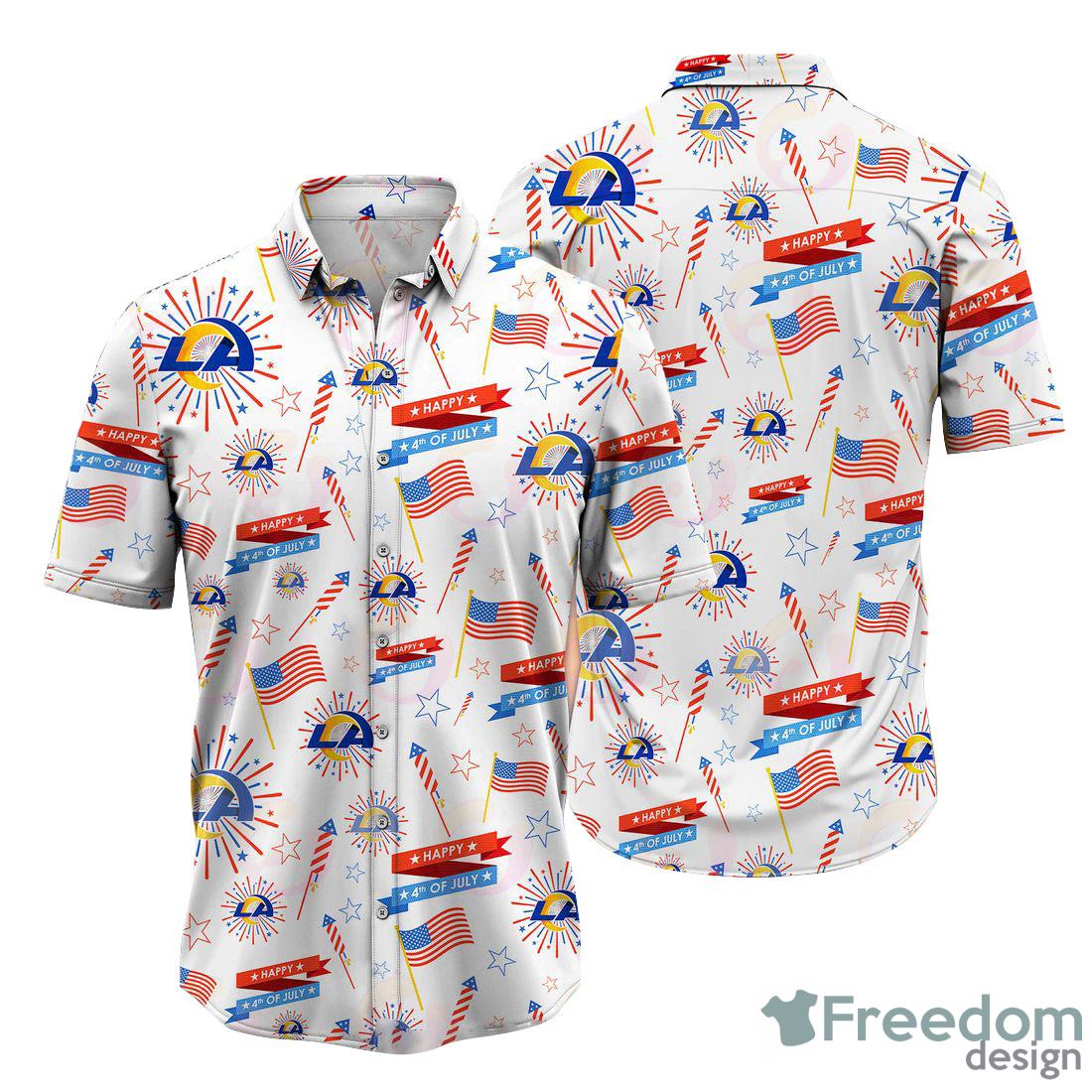 Los Angeles Rams 3D Hawaiian Shirts design Men And Women For Fans -  Freedomdesign