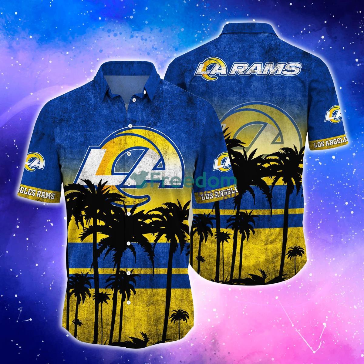 Los Angeles Rams Trending Hawaiian Shirt And Shorts For Fans Product Photo 1