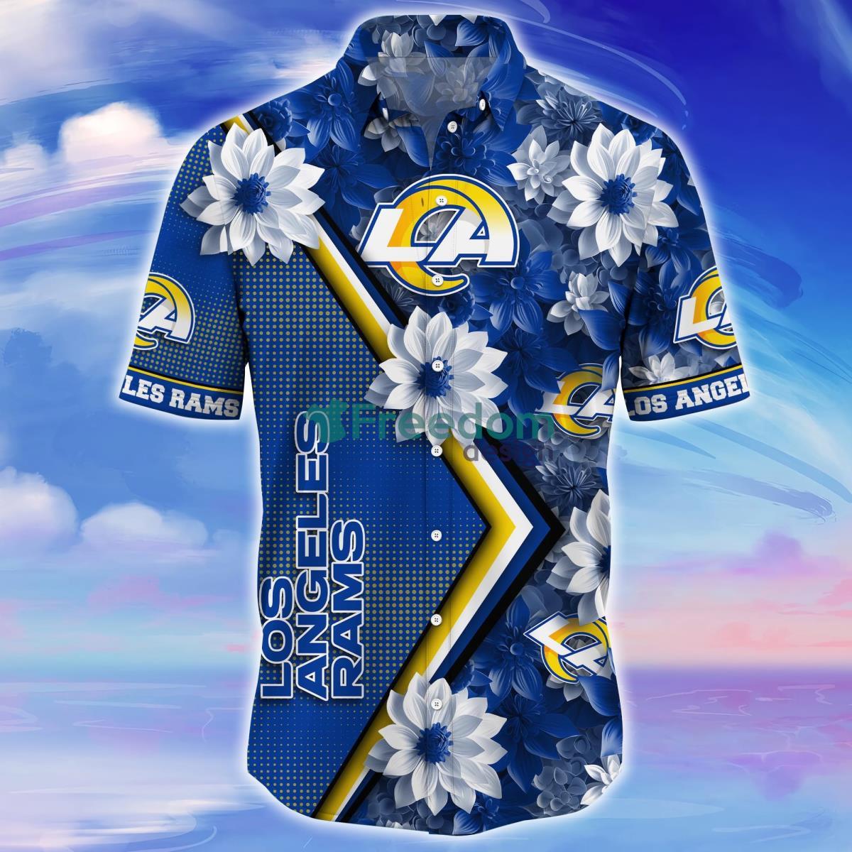 Los Angeles Rams Trending Hawaiian Shirt Gift For Fans Product Photo 2