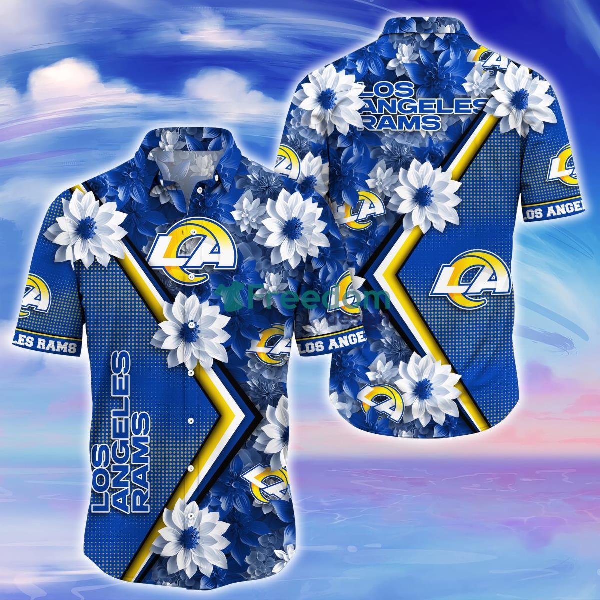 Los Angeles Rams Trending Hawaiian Shirt Gift For Fans Product Photo 1