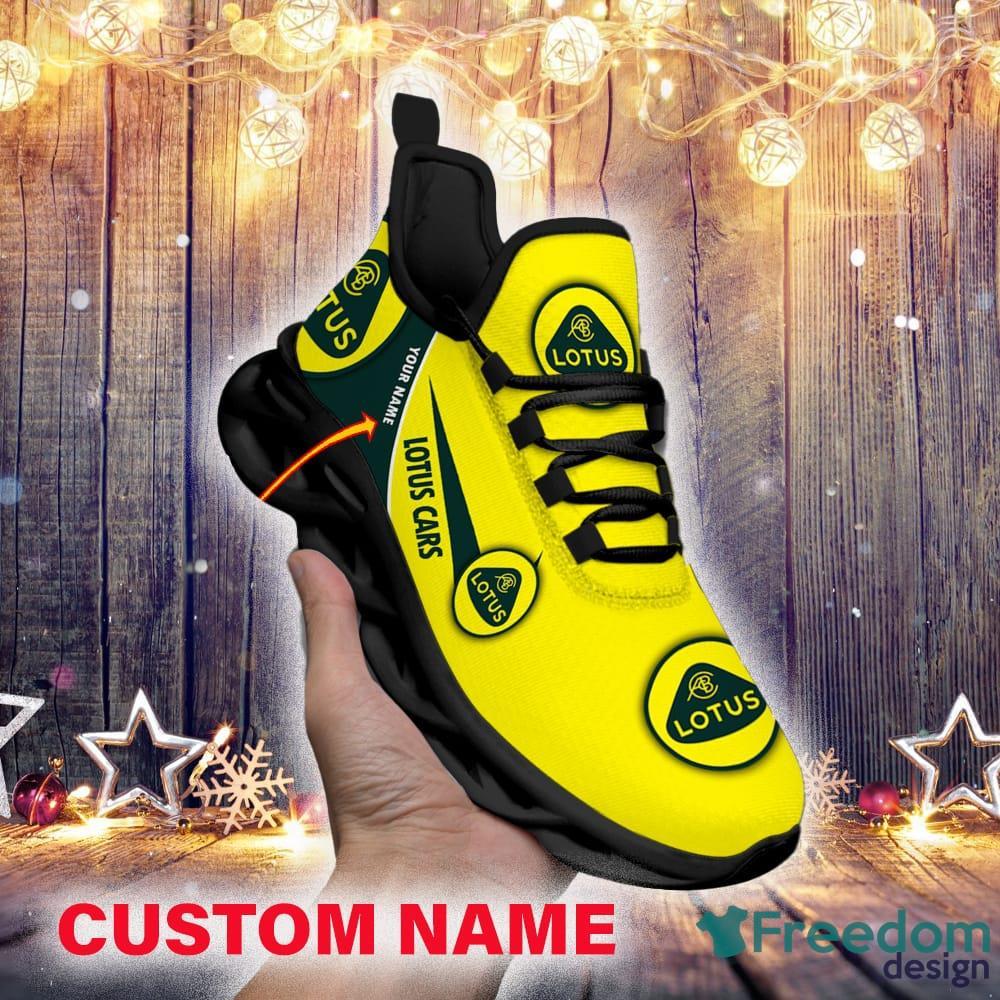 Los Angeles Rams Custom Name Luxury NFL Max Soul Shoes Design 7