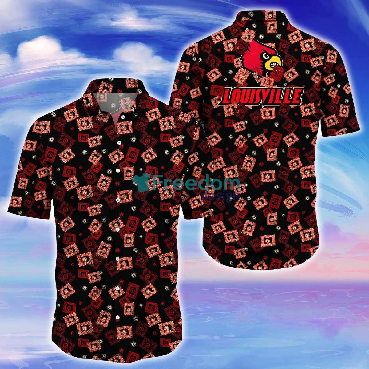 Louisville Cardinals Trending Hawaiian Shirt Gift For Men Women -  Freedomdesign