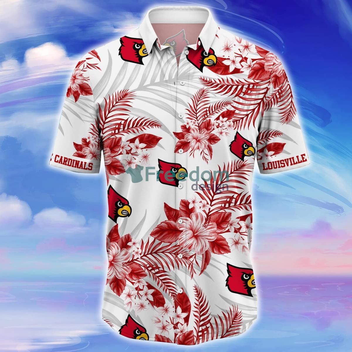 Louisville Cardinals Trending Hawaiian Shirt Gift For Real Fans Product Photo 2