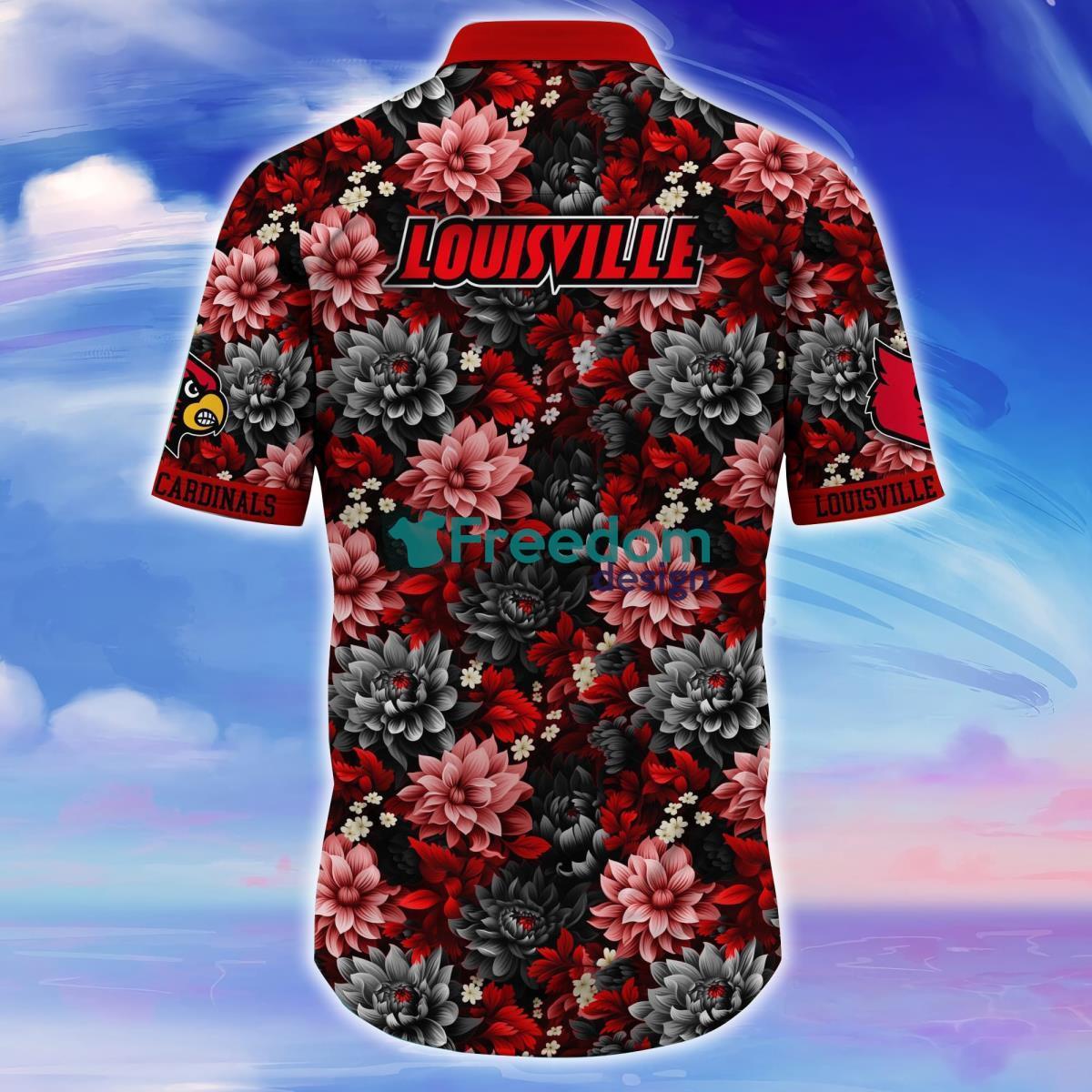 Louisville Cardinals All Over Print Logo And Coconut Trending