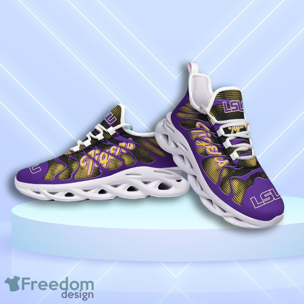 Lsu Tigers Logo Hole Background 3D Max Soul Shoes Product Photo 1