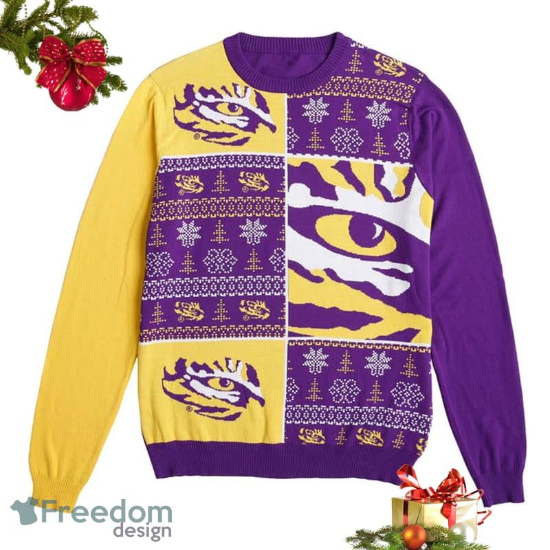 Minnesota Vikings FOCO Light-Up Ugly Sweater - Purple