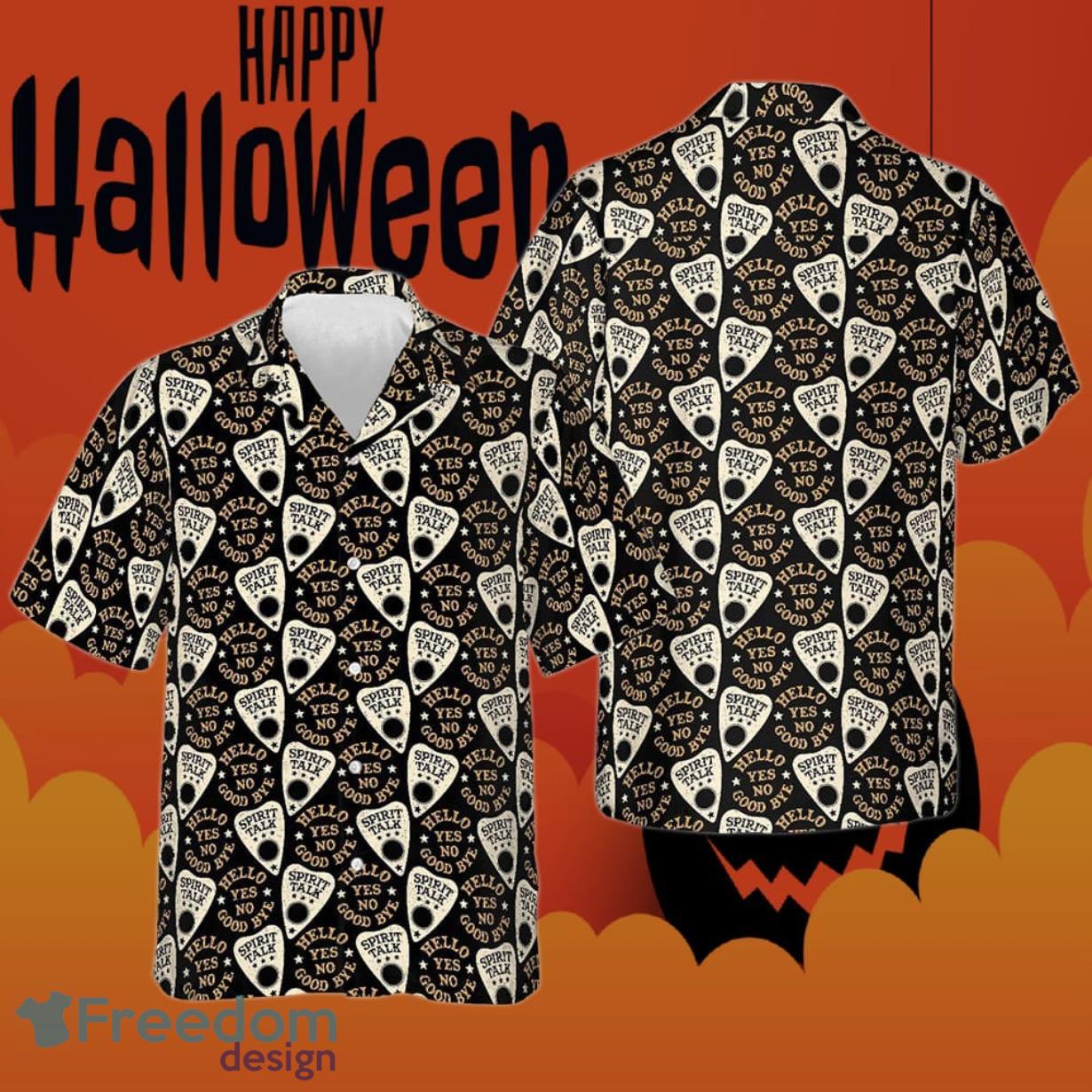 Magical Ouija Halloween Hawaiian Shirt Summer Button Down Shirts Gifts For Brother Product Photo 1