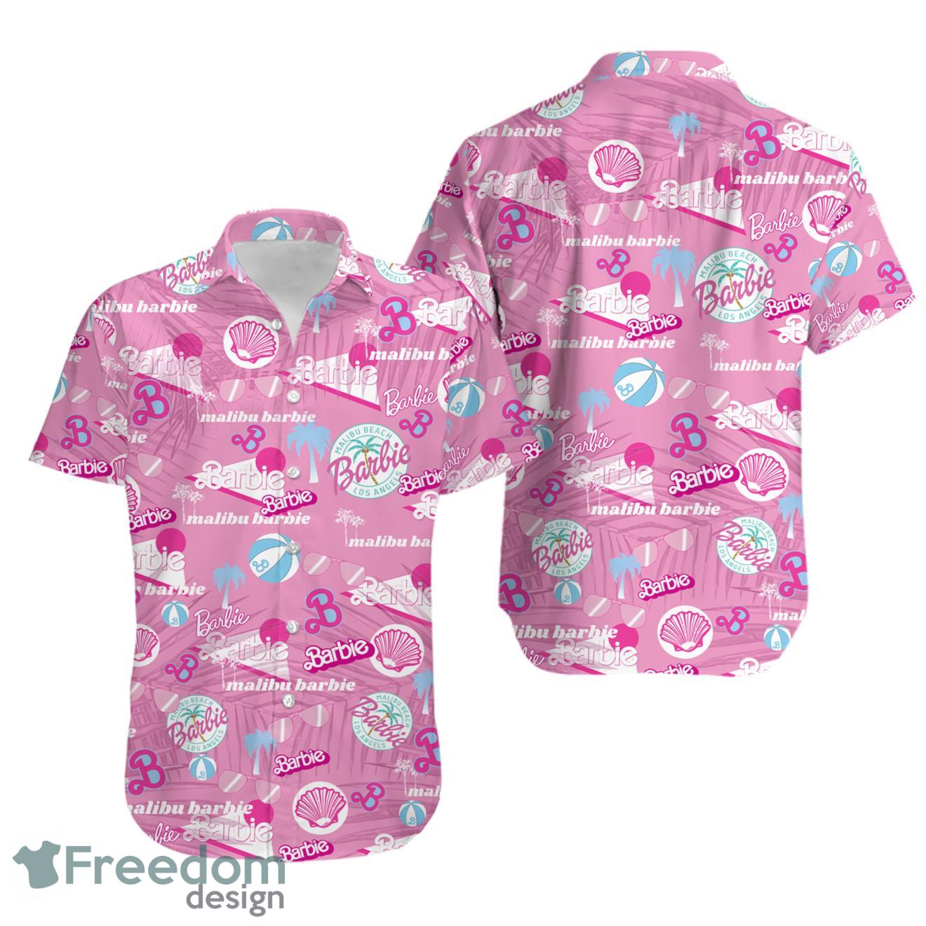 Malibu Beach Barbie Hawaiian Shirt Product Photo 1