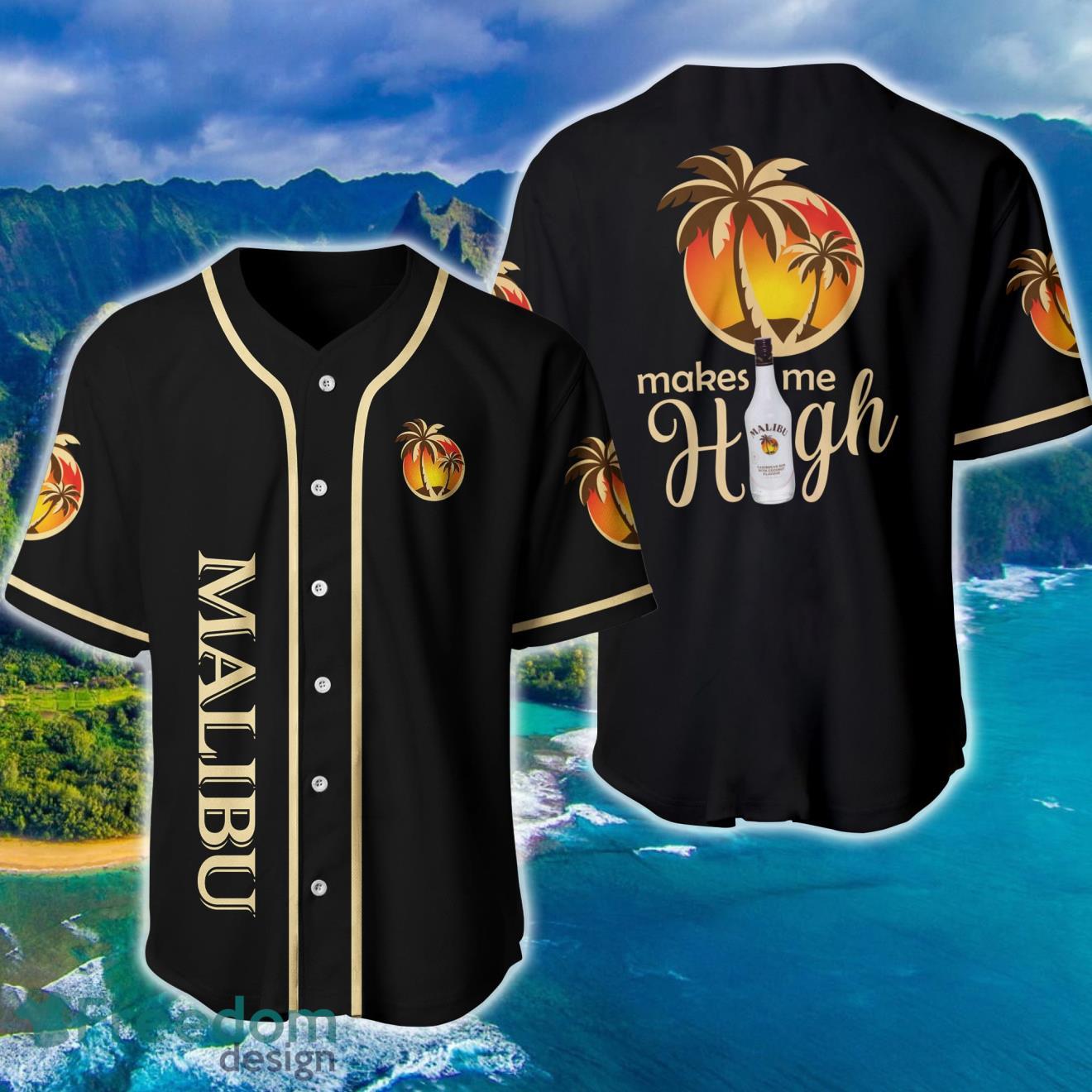 Malibu Rum Baseball Jersey Product Photo 1