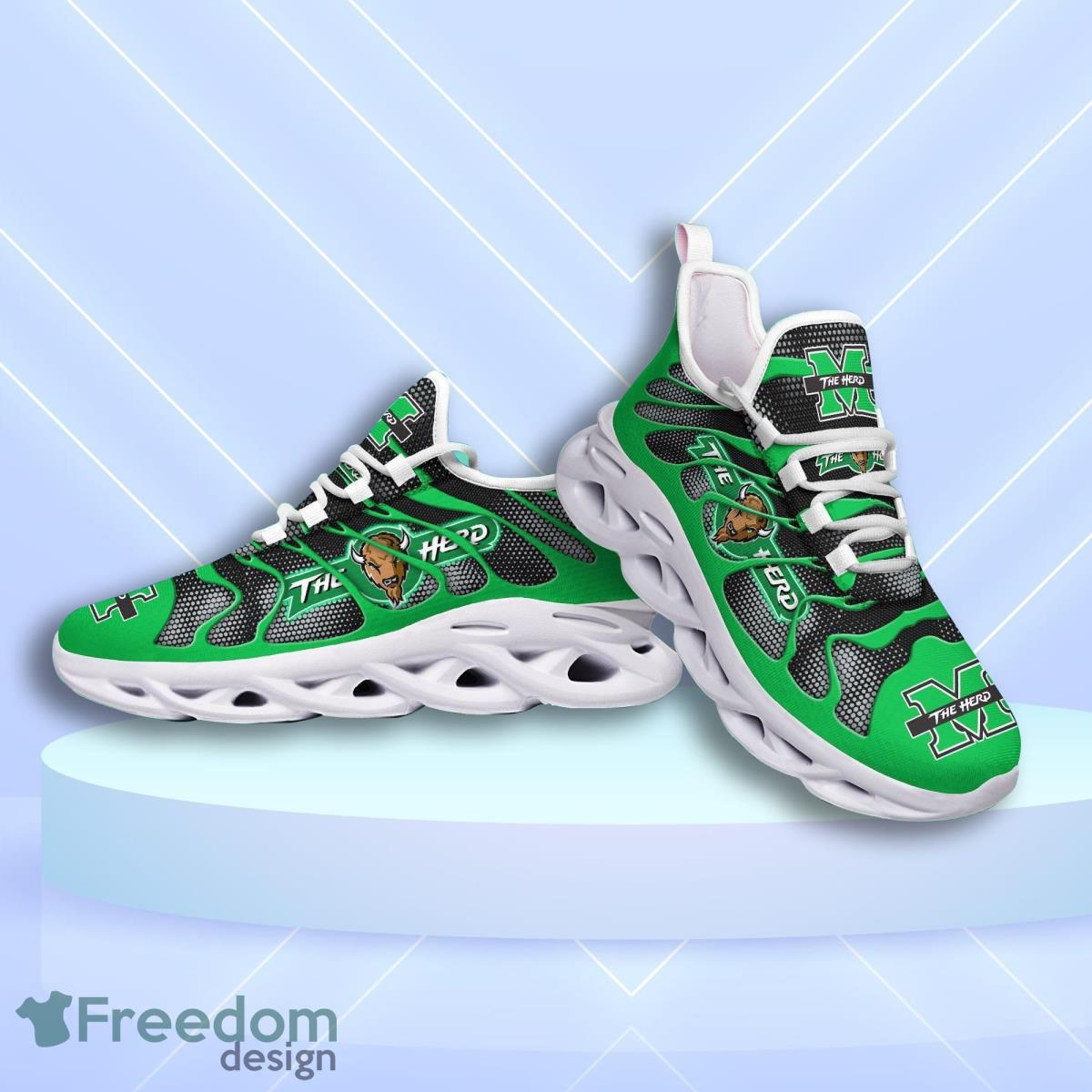 Marshall Thundering Herd Logo Hole Background 3D Max Soul Shoes Product Photo 1