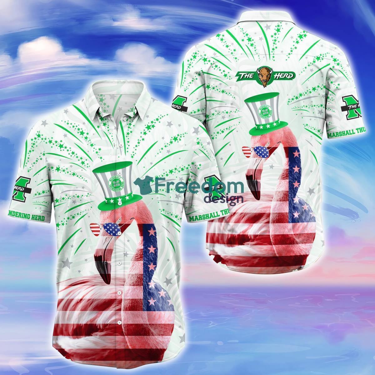 Marshall Thundering Herd Trending Hawaiian Shirt Gift For Men Women Product Photo 1