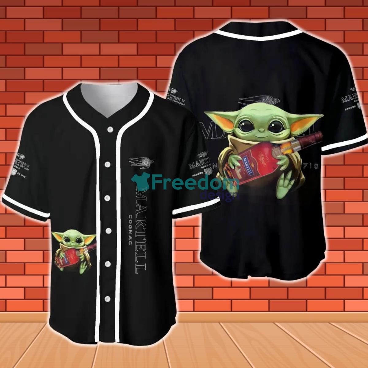 Martell Baby Yoda Baseball Jersey Product Photo 1