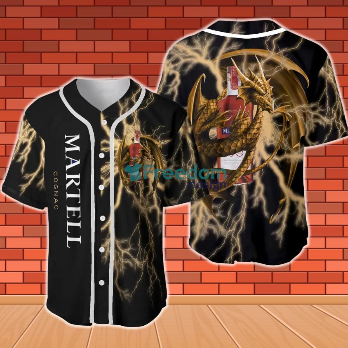 Martell Cognac Dragon Thunder Baseball Jersey Product Photo 1