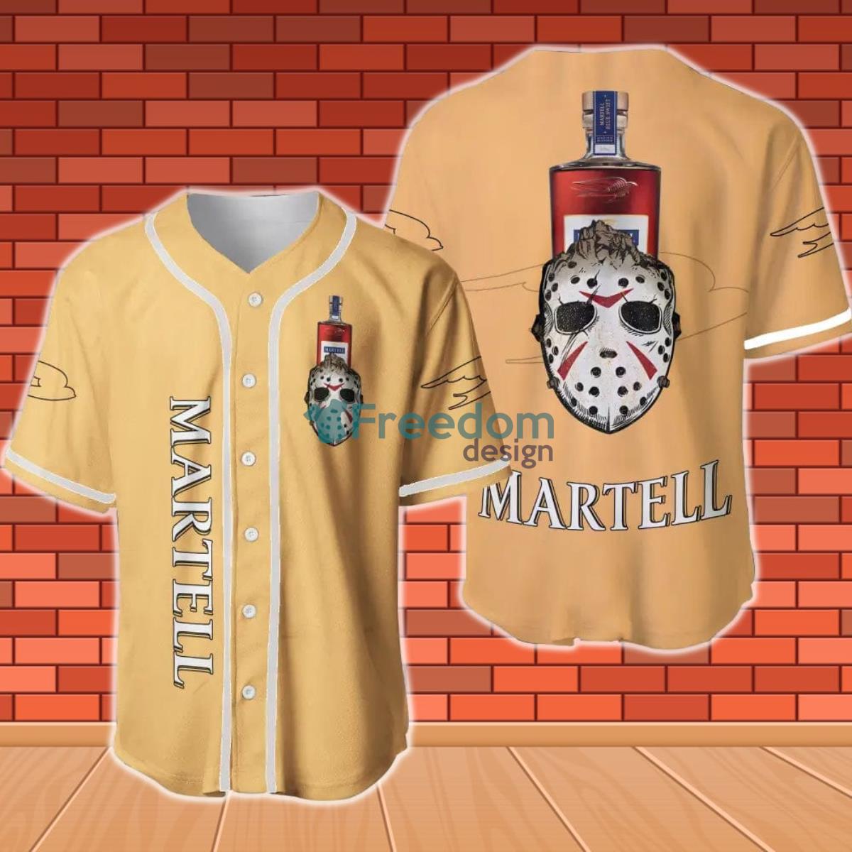 Martell Horror Halloween Baseball Jersey Product Photo 1