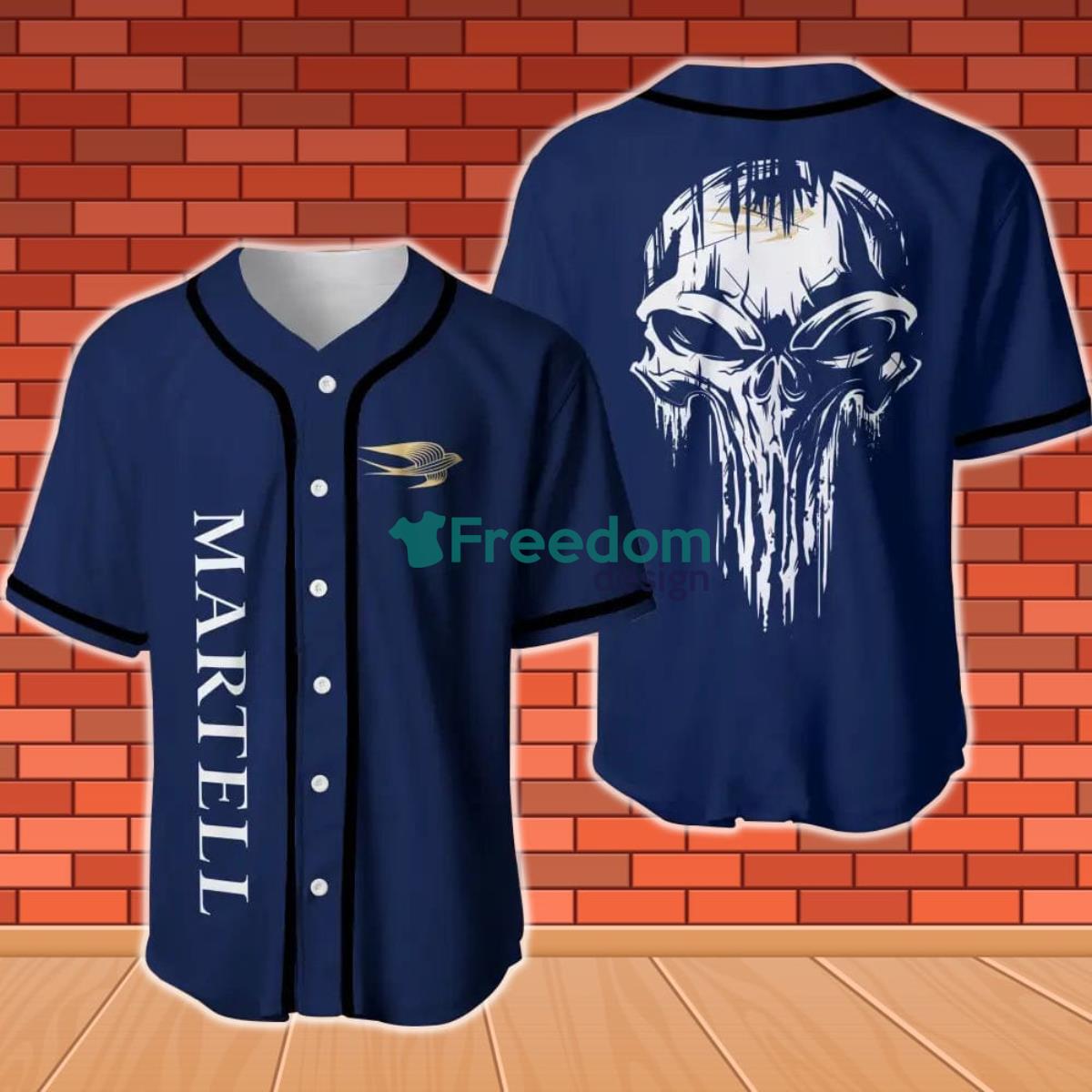 Martell Skull Baseball Jersey Product Photo 1