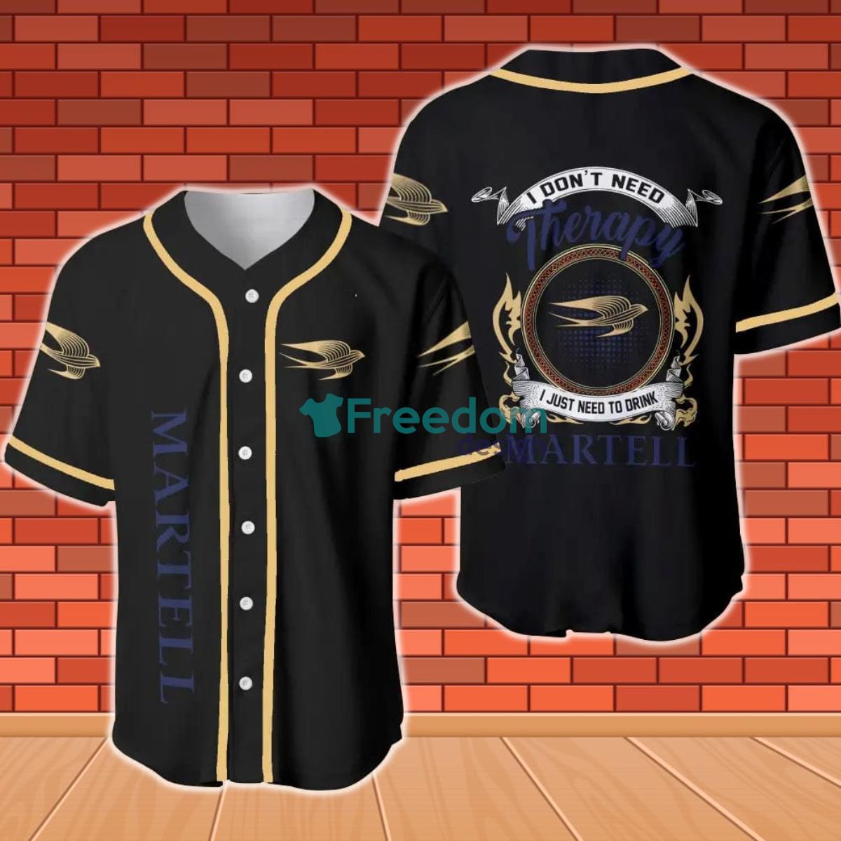 Martell Therapy Baseball Jersey Product Photo 1