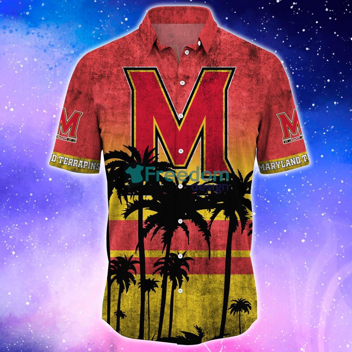 Maryland Terrapins Trending Hawaiian Shirt And Shorts For Fans Product Photo 2