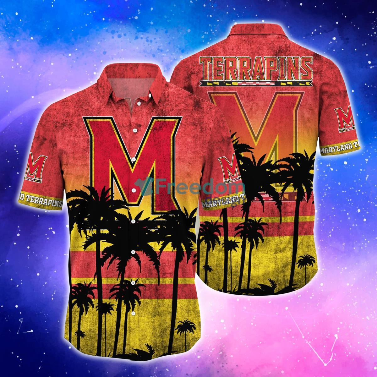 Maryland Terrapins Trending Hawaiian Shirt And Shorts For Fans Product Photo 1