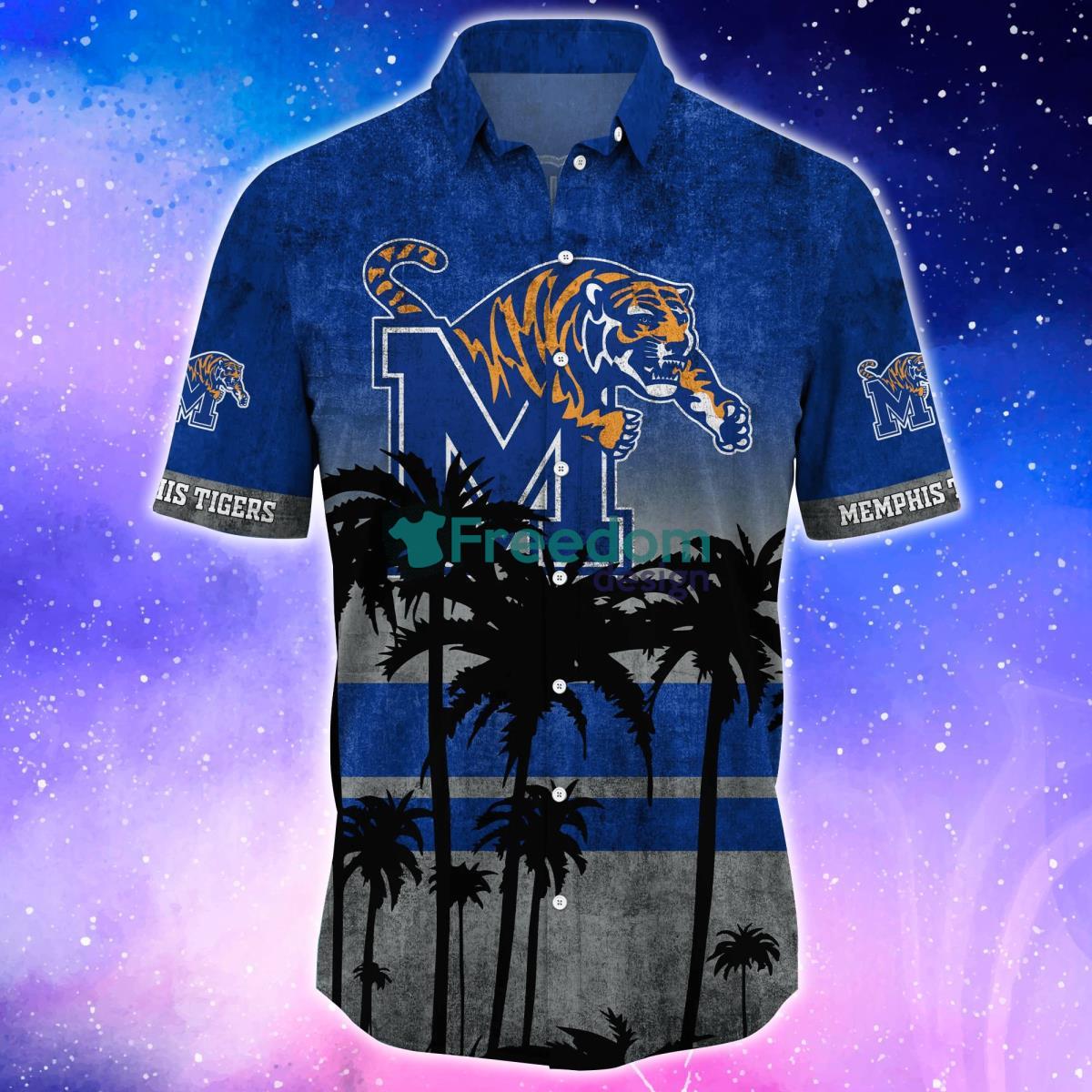 Memphis Tigers Trending Hawaiian Shirt And Shorts For Fans Product Photo 2