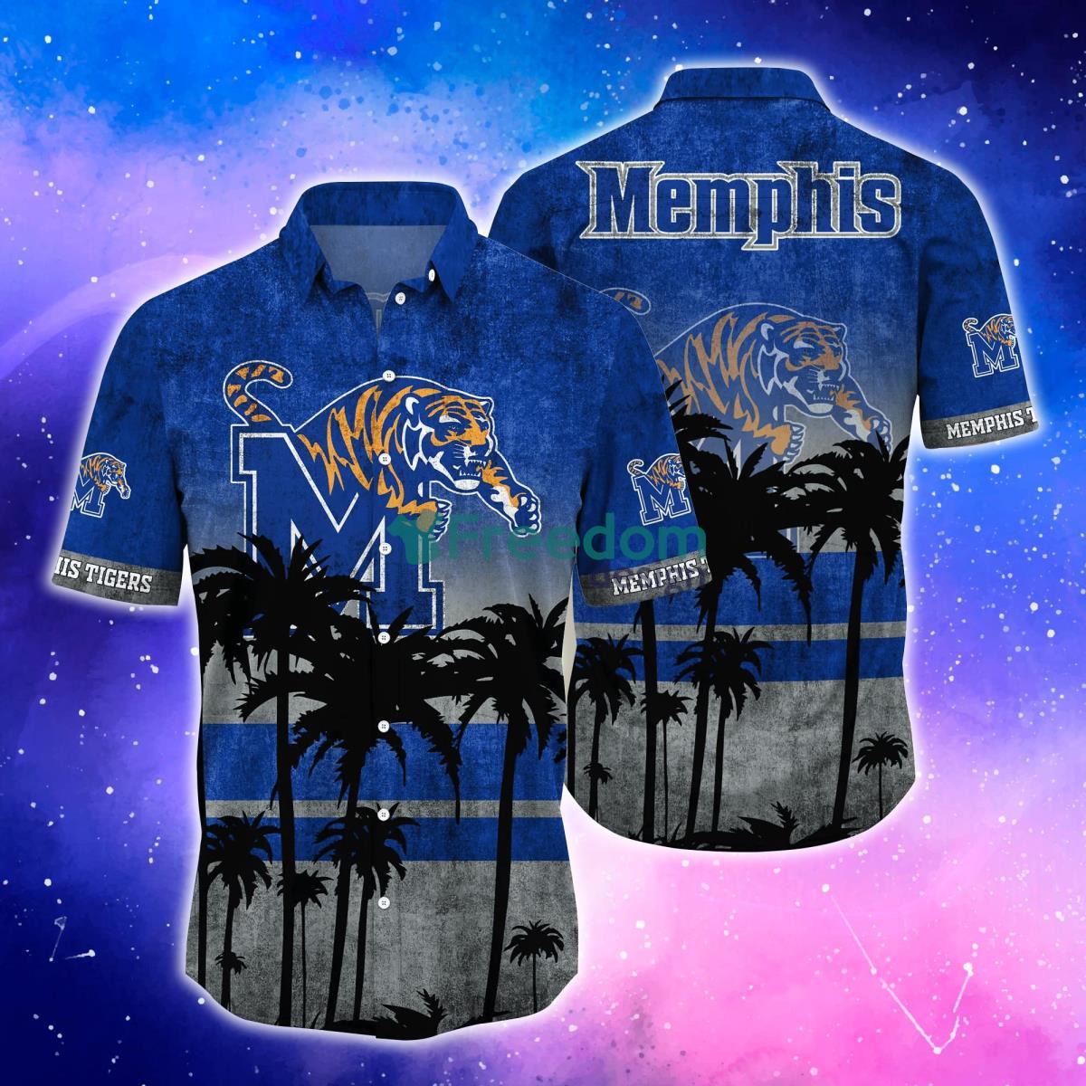 Memphis Tigers Trending Hawaiian Shirt And Shorts For Fans Product Photo 1