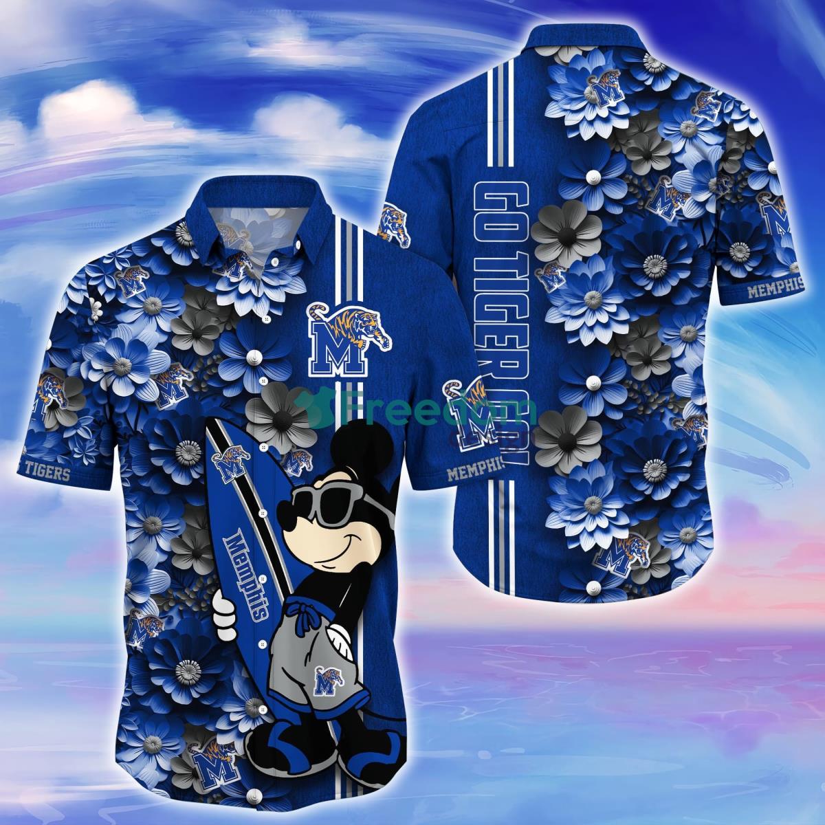 Memphis Tigers Trending Hawaiian Shirt Best Gift For Fans Product Photo 1