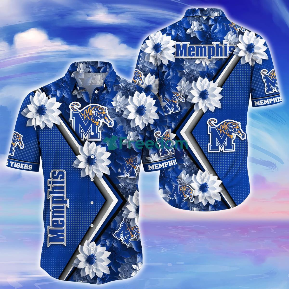 Memphis Tigers Trending Hawaiian Shirt Gift For Fans Product Photo 1