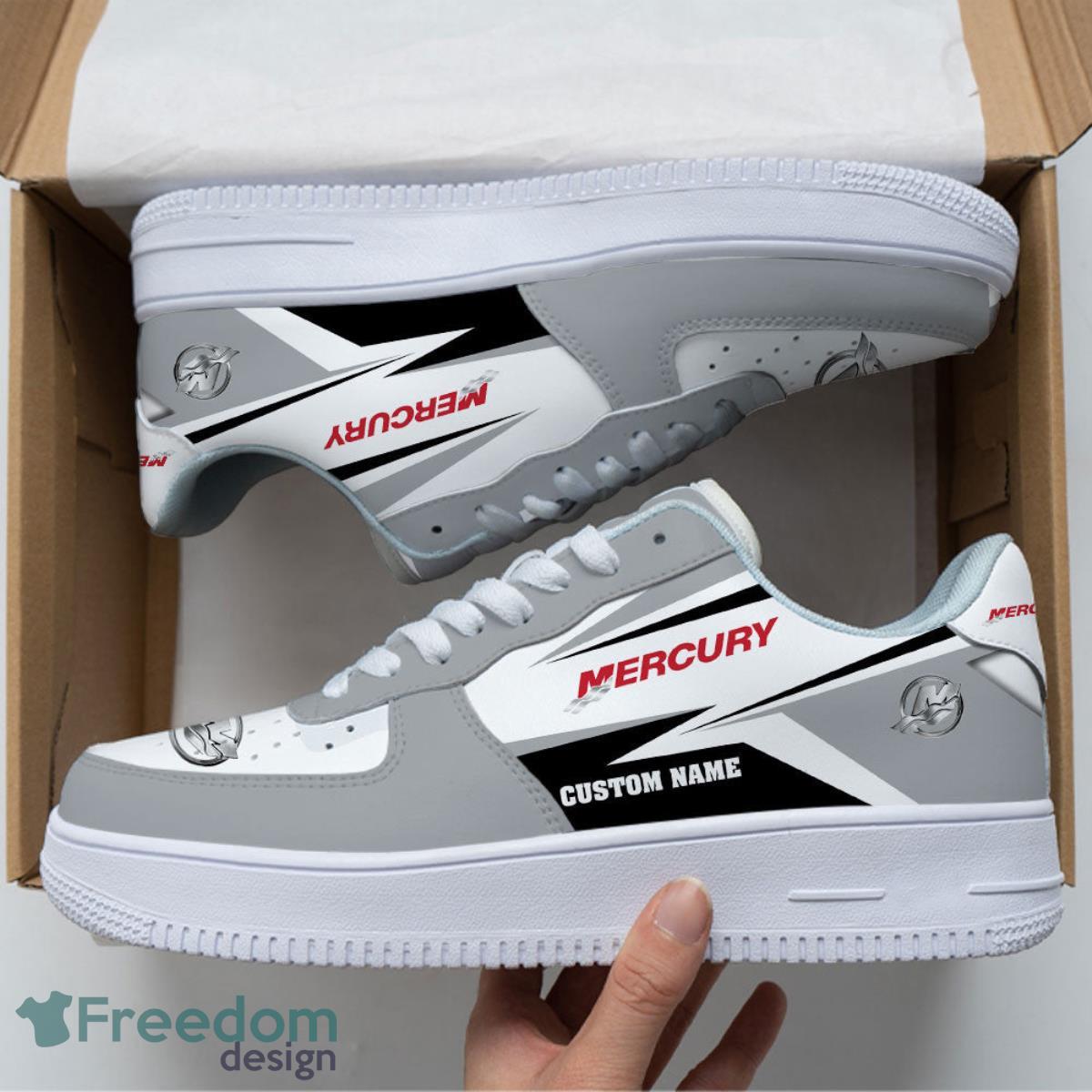 Mercury Custom Name Air Force Shoes Sport Sneakers For Men Women Product Photo 1