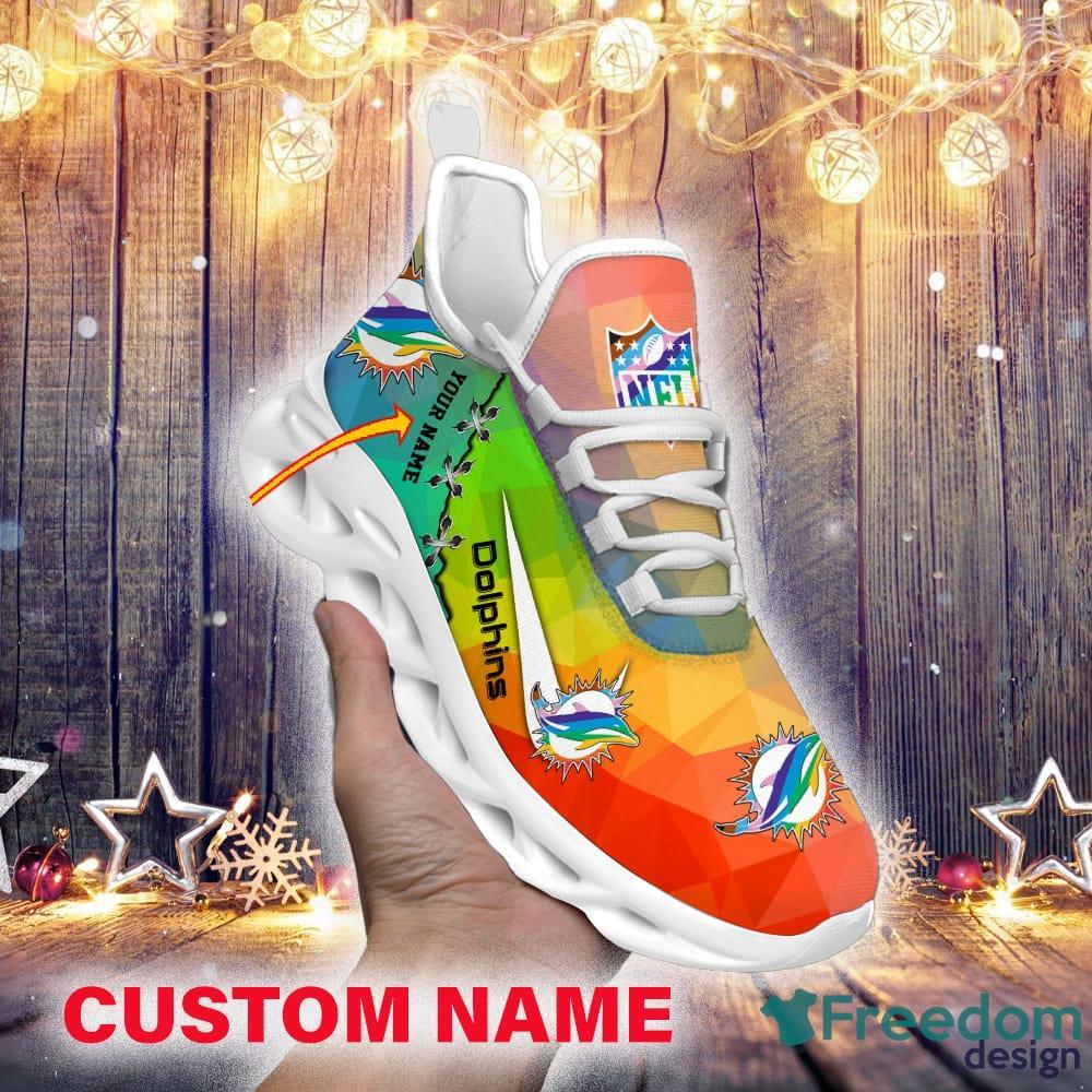 Miami Dolphins shoes Customize Sneakers Yeezy Shoes for women/men -Jack  sport shop