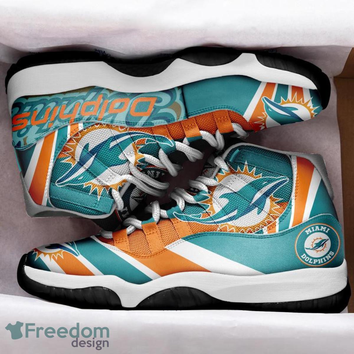 Miami Dolphins NFL Air Jordan 11 Sneakers Shoes Gift For Fans -  Freedomdesign