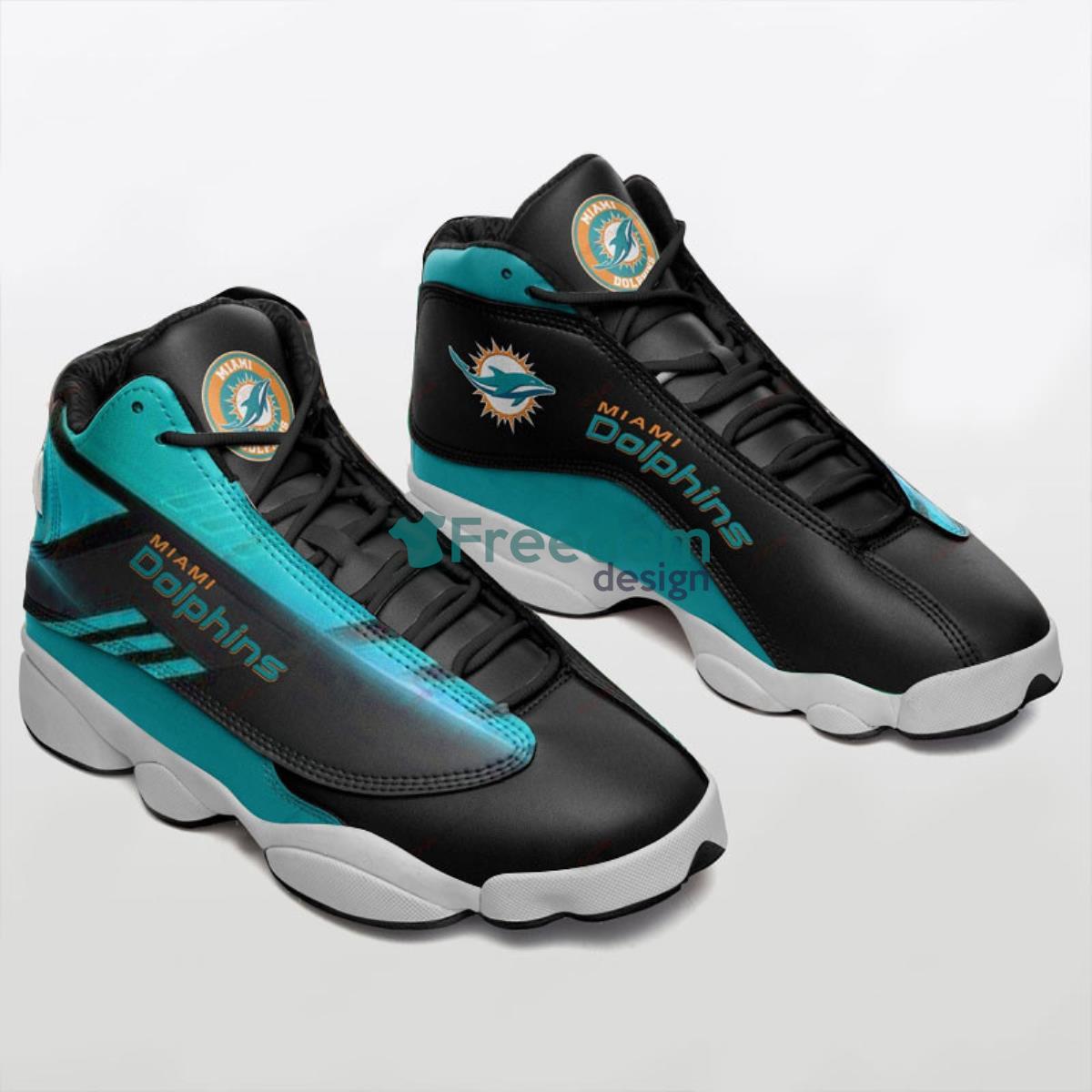 Miami Dolphins Shoes Trending Air Jordan 13 V14 - EvaPurses