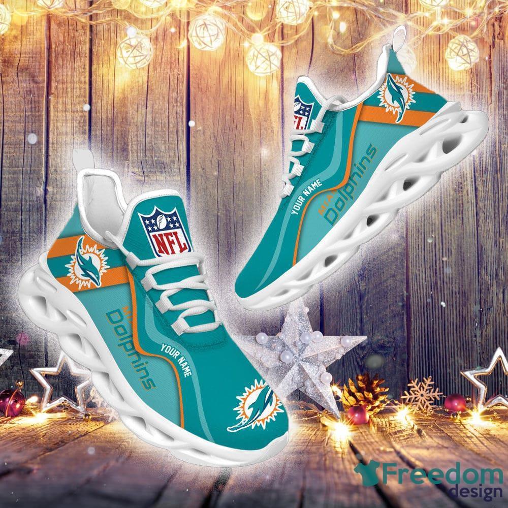 NFL Miami Dolphins Max Soul Sneaker Sport Fans Running Shoes