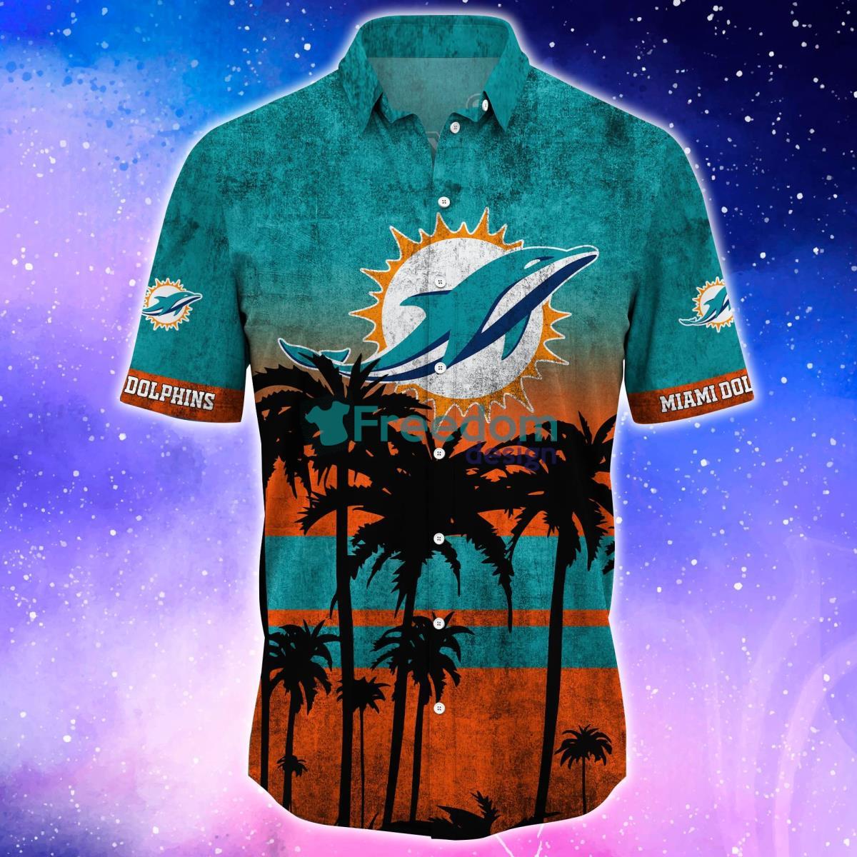 Miami Dolphins Trending Hawaiian Shirt And Shorts For Fans Product Photo 2