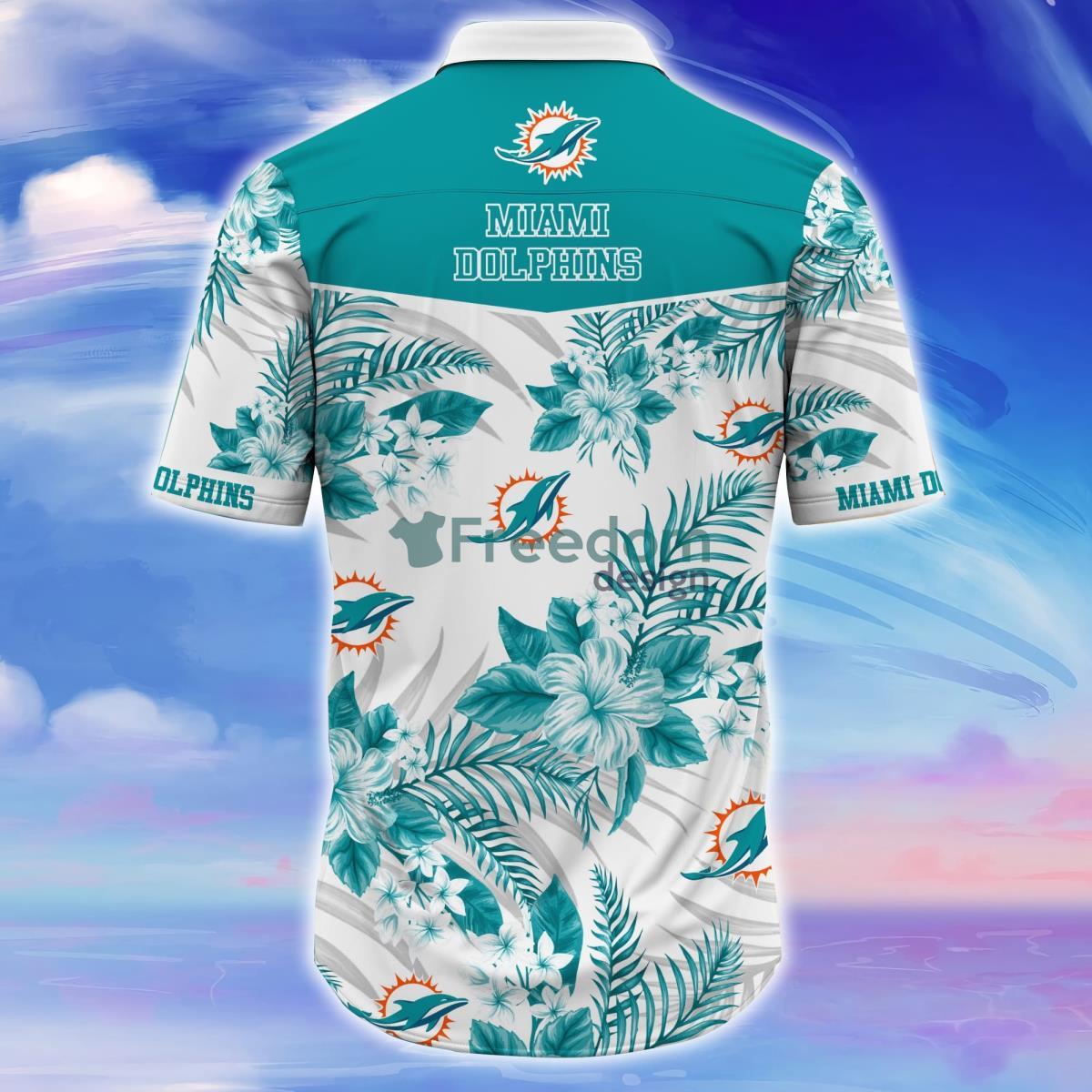 Miami Dolphins NFL Quarter Style Hawaiian Shirt For Fans - Banantees