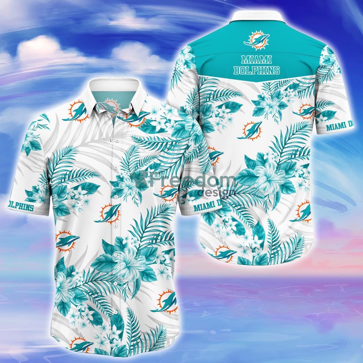 Miami Dolphins Hawaiian Shirt Team Colors Inspiration Miami Dolphins Gift -  Personalized Gifts: Family, Sports, Occasions, Trending