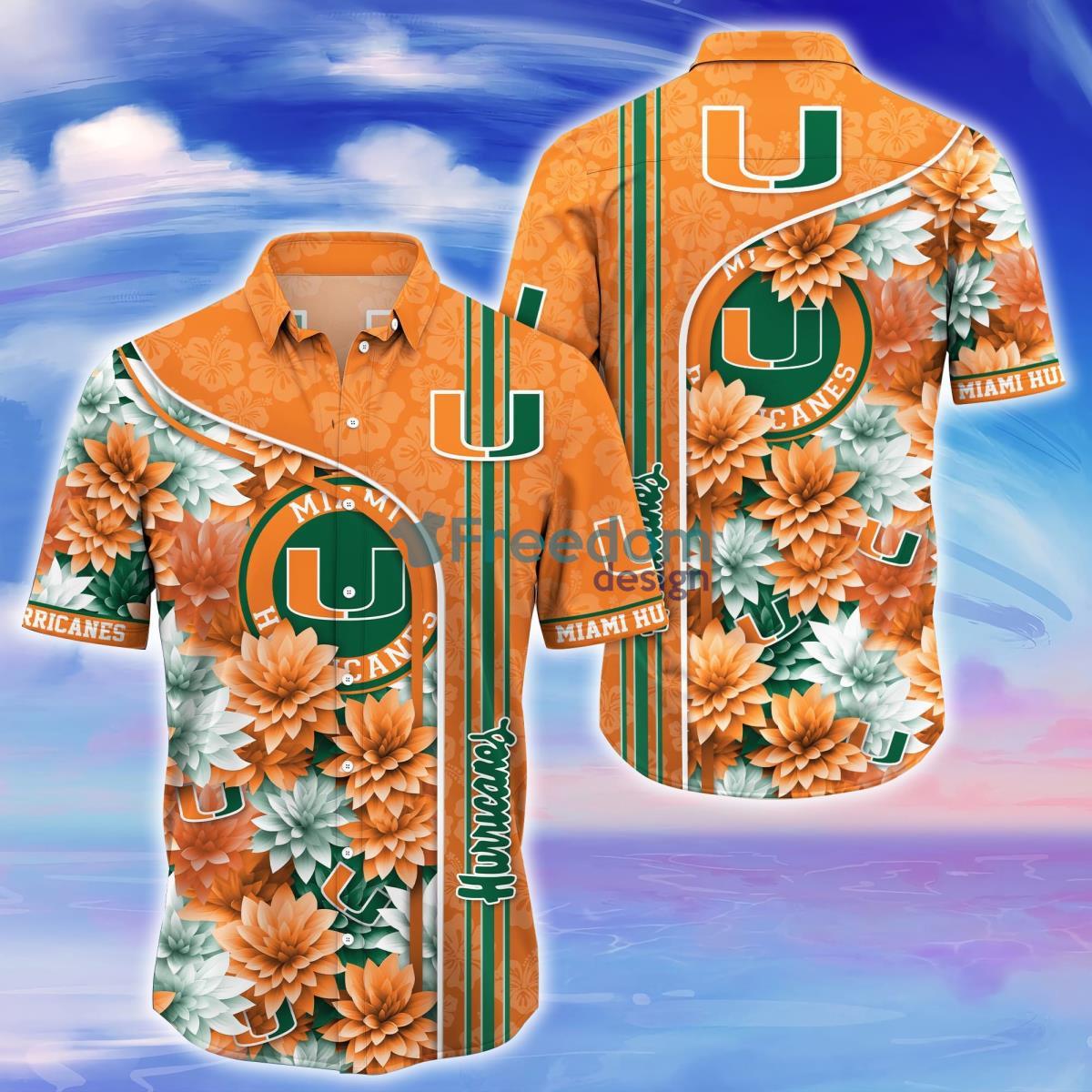 Miami Hurricanes Skeleton NFL Baseball Jersey Shirt
