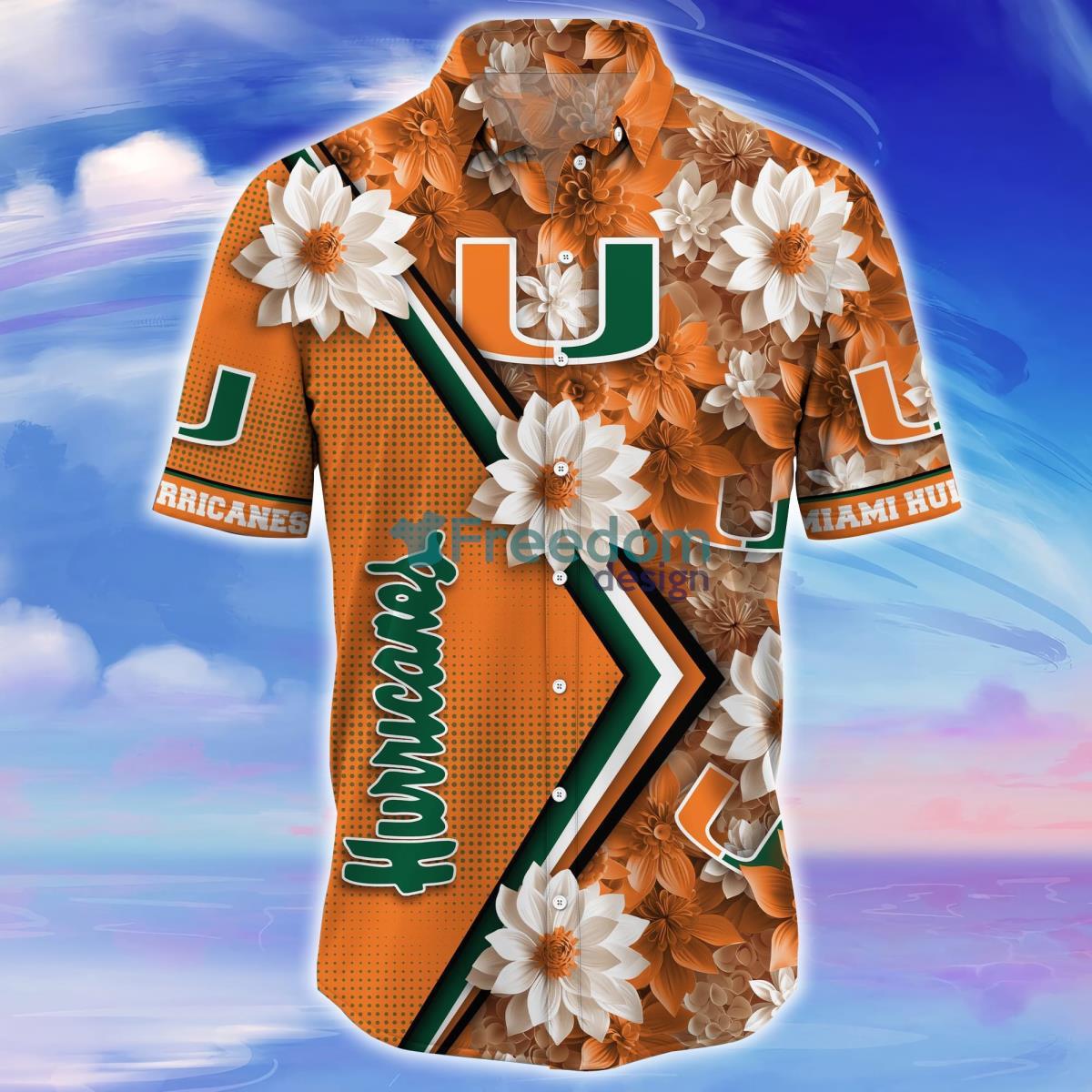 Miami Hurricanes Trending Hawaiian Shirt Gift For Fans Product Photo 2