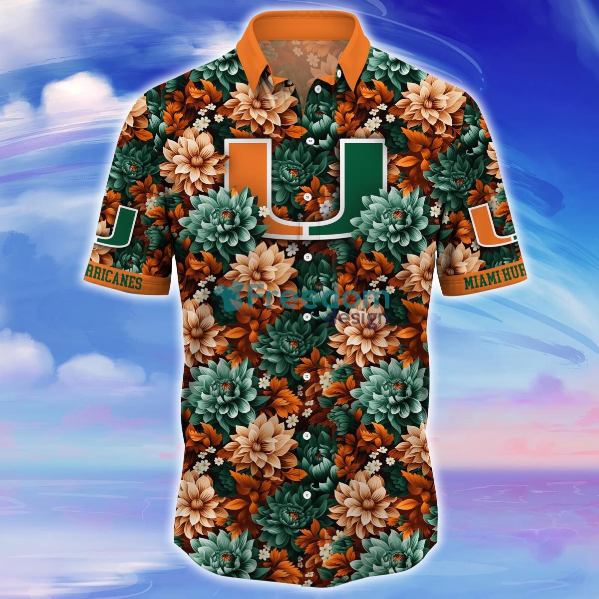 Miami Hurricanes Trending Hawaiian Shirt Great Gift For Fans Product Photo 2