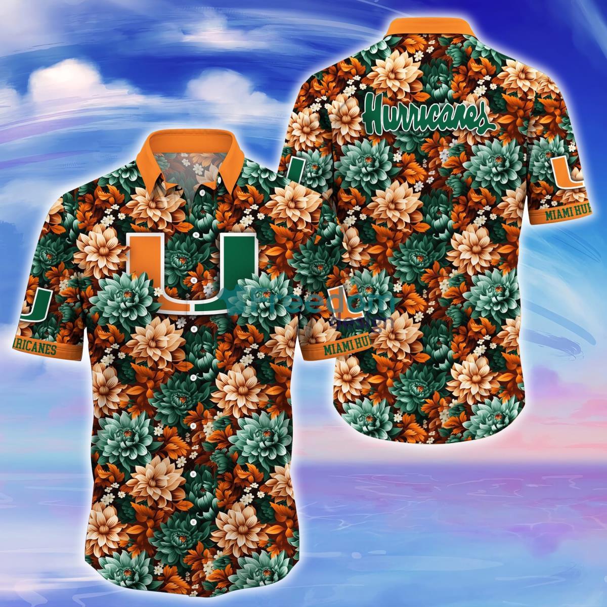 Miami Hurricanes Trending Hawaiian Shirt Great Gift For Fans Product Photo 1