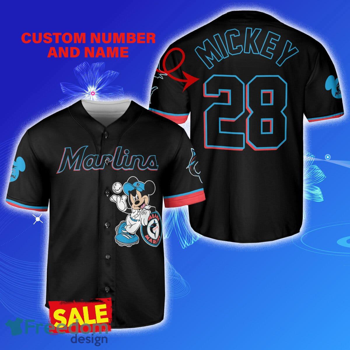 Personalized Miami Dolphins Baseball Jersey - Custom Name - Scesy