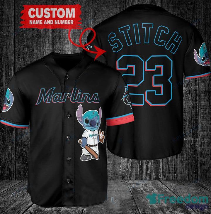 Men's Miami Marlins City Connect Authentic Jersey - All Stitched