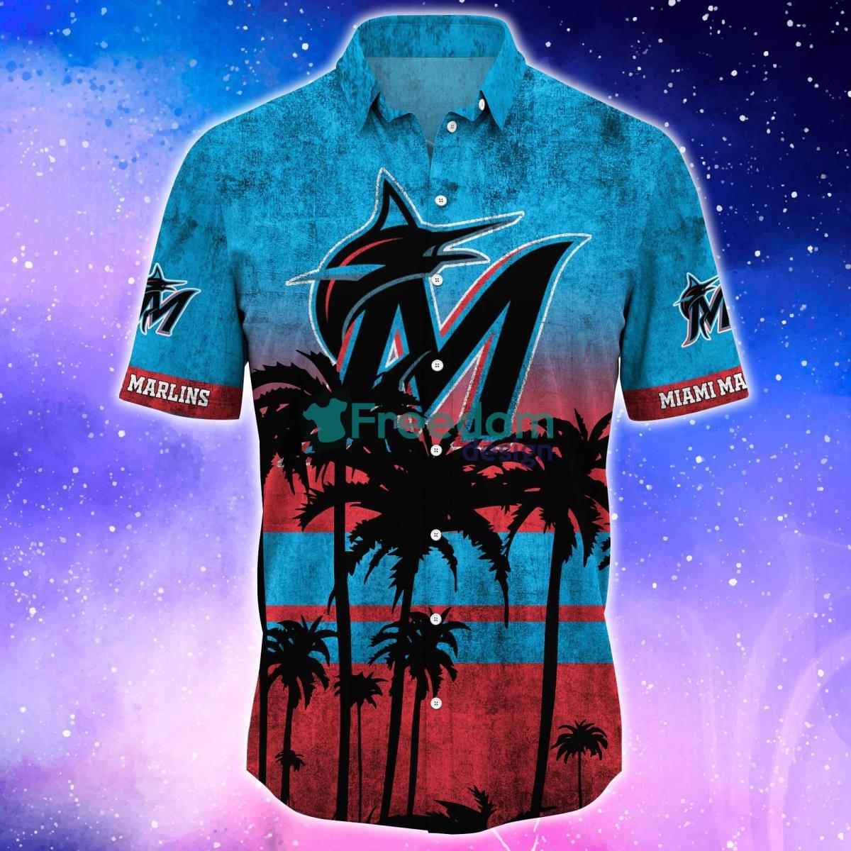 Miami Marlins MLB Trending Hawaiian Shirt And Shorts For Fans Product Photo 2