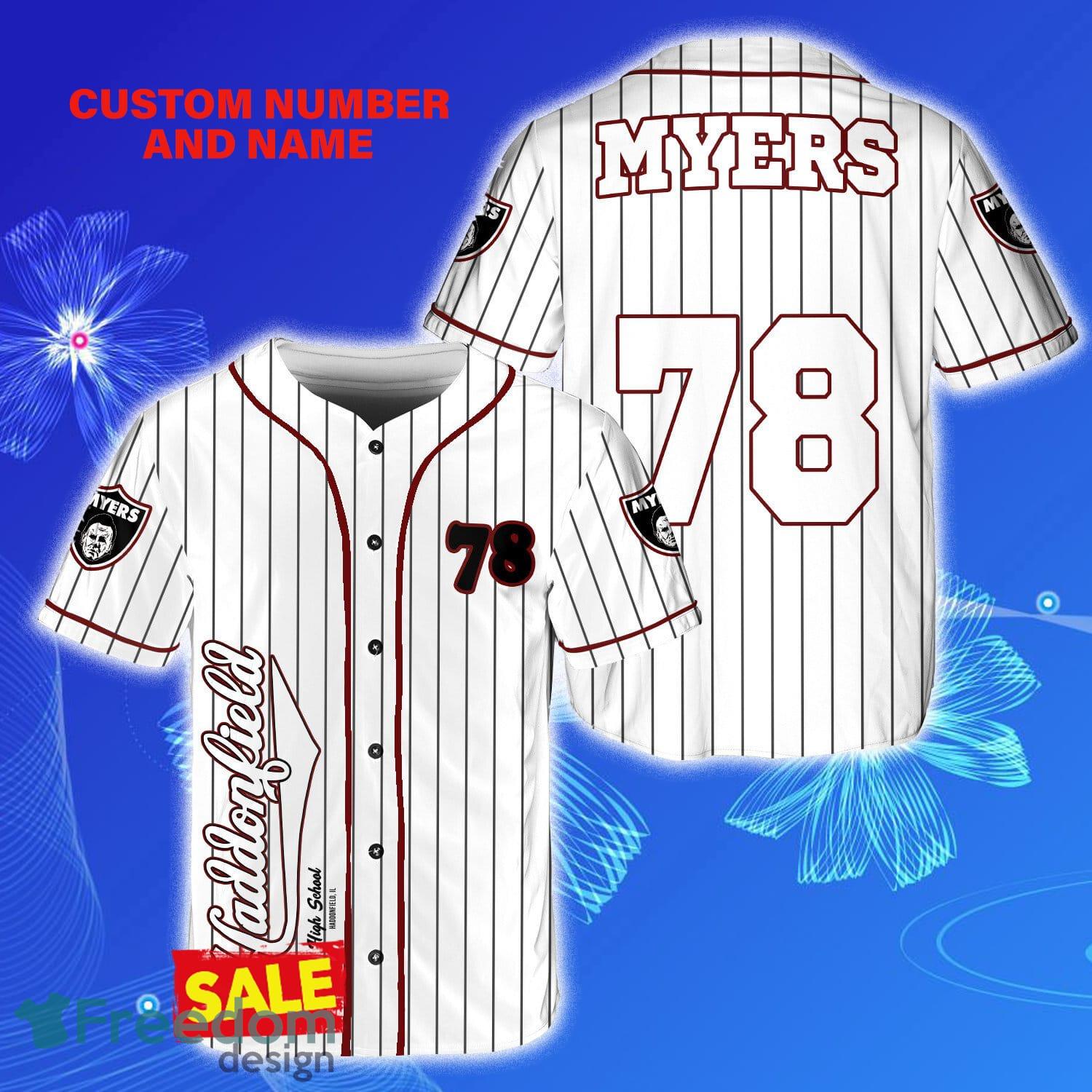 Michael Myers Baseball Jersey Personalized Michael Myers 