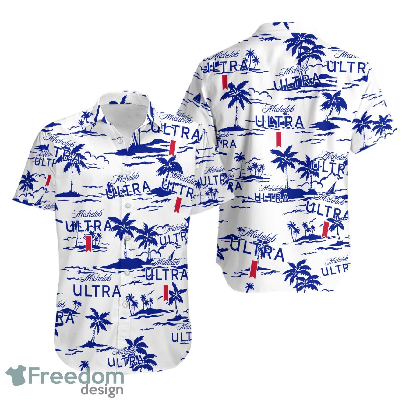 Michelob Ultra Hawaiian Beach Pattern Shirt Product Photo 1