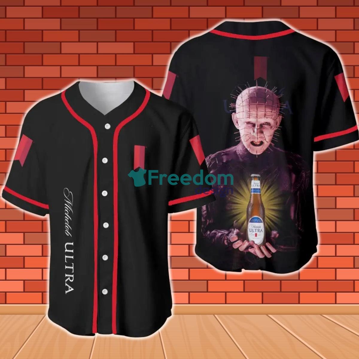 Michelob Ultra Hellraiser Horror Baseball Jersey Product Photo 1