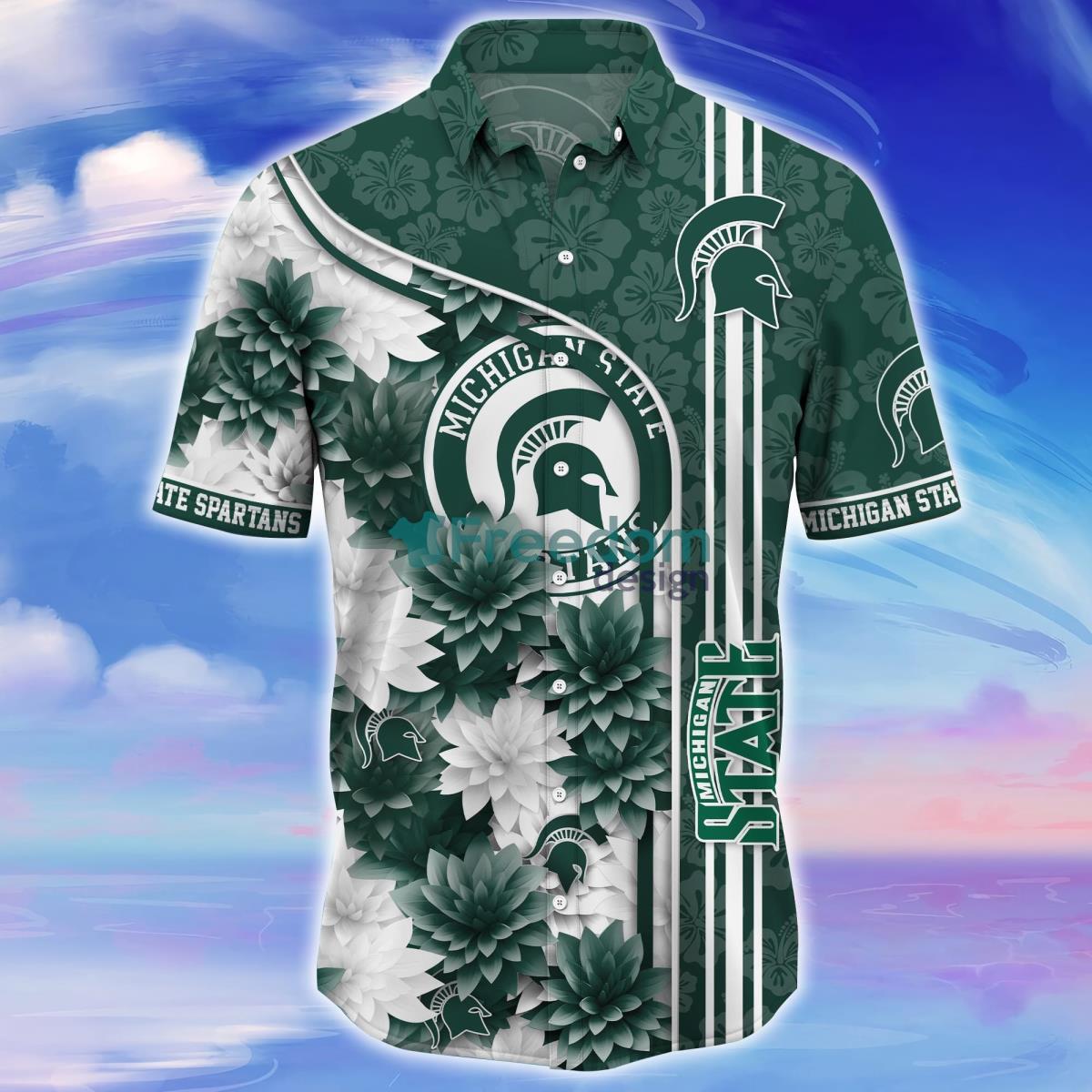 Michigan State Spartans Trending Hawaiian Shirt For Fans Product Photo 2