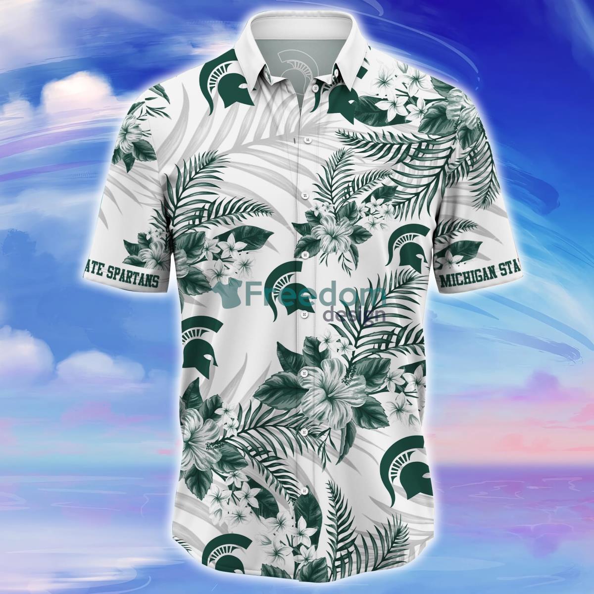 Michigan State Spartans Trending Hawaiian Shirt Gift For Real Fans Product Photo 2