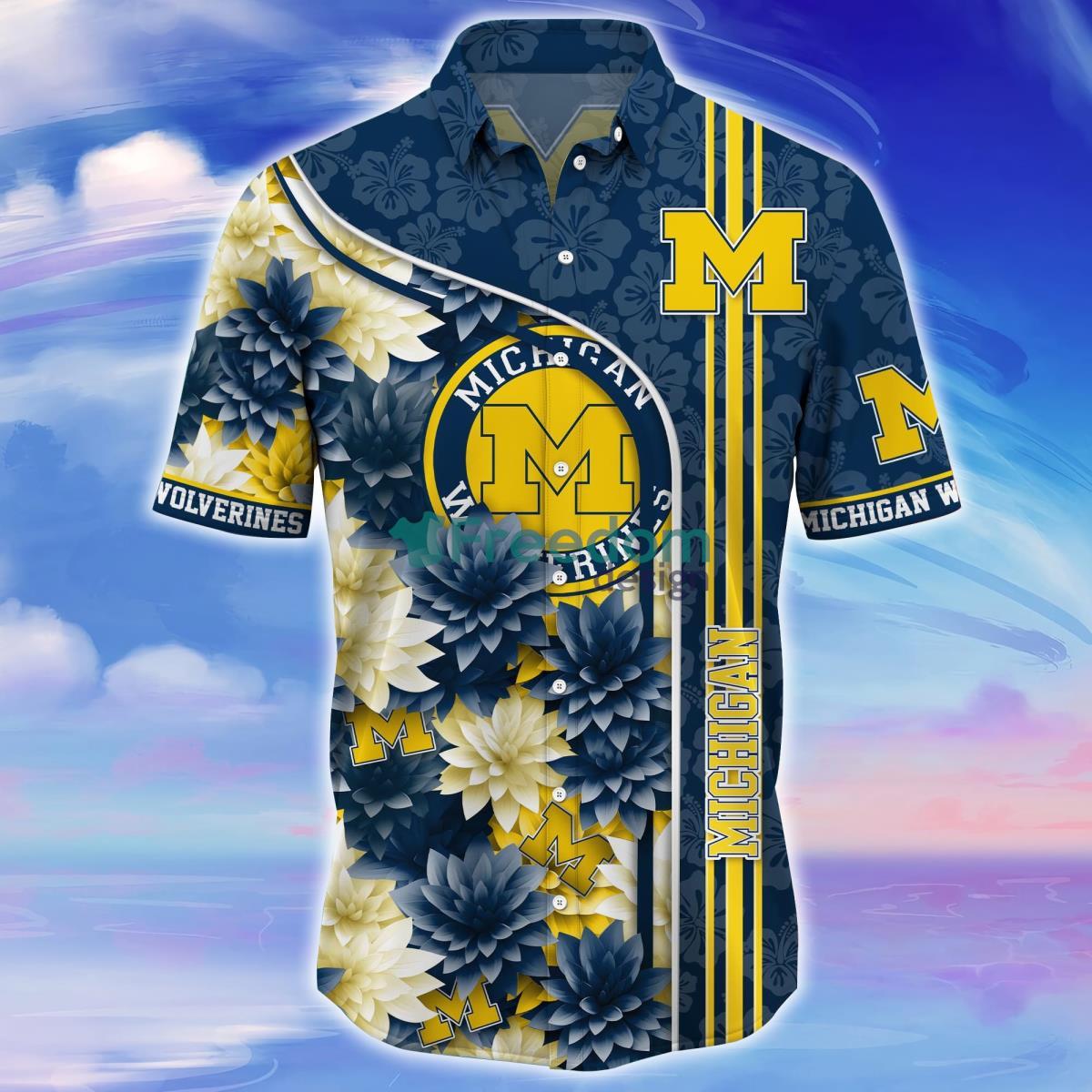 Michigan Wolverines Trending Hawaiian Shirt For Fans Product Photo 2