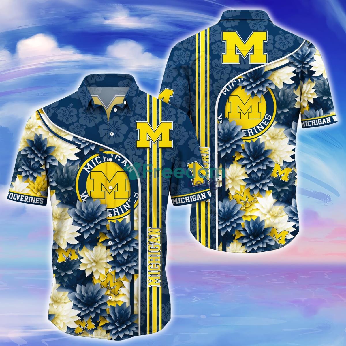 Michigan Wolverines Trending Hawaiian Shirt For Fans Product Photo 1