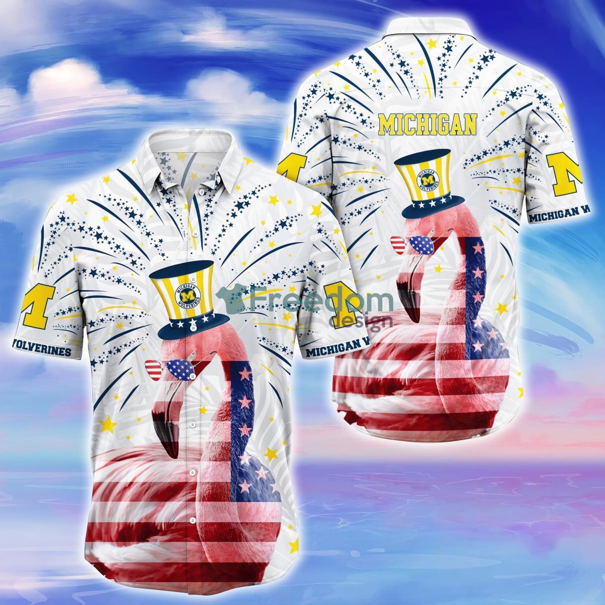 Michigan Wolverines Trending Hawaiian Shirt Gift For Men Women Product Photo 1